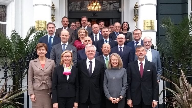 EU Heads of Missions working lunch with the Secretary of State for Exiting the European Union