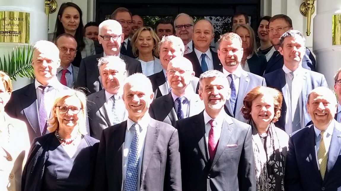 EU Heads of Missions working lunch with the Rt Hon David Lidington CBE MP